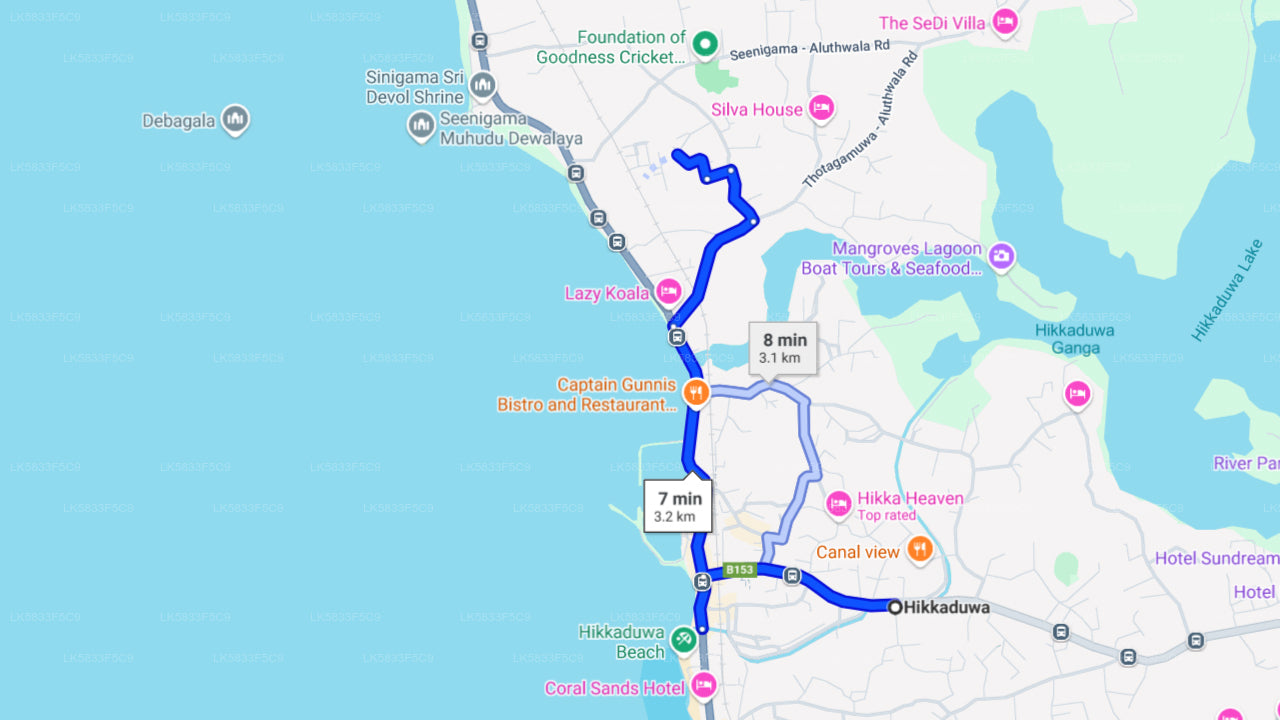 Šnorchlování z Hikkaduwy