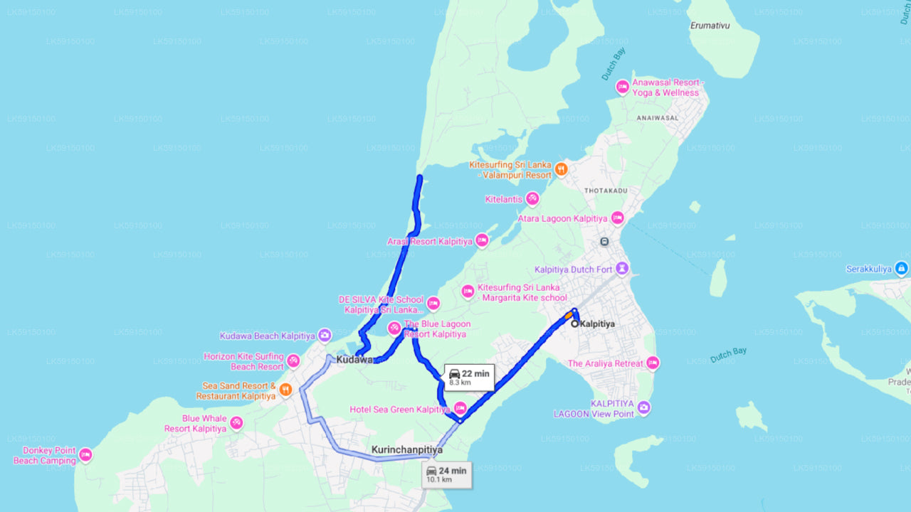 Výlet lodí na hlubinný rybářský výlet z Kalpitiya