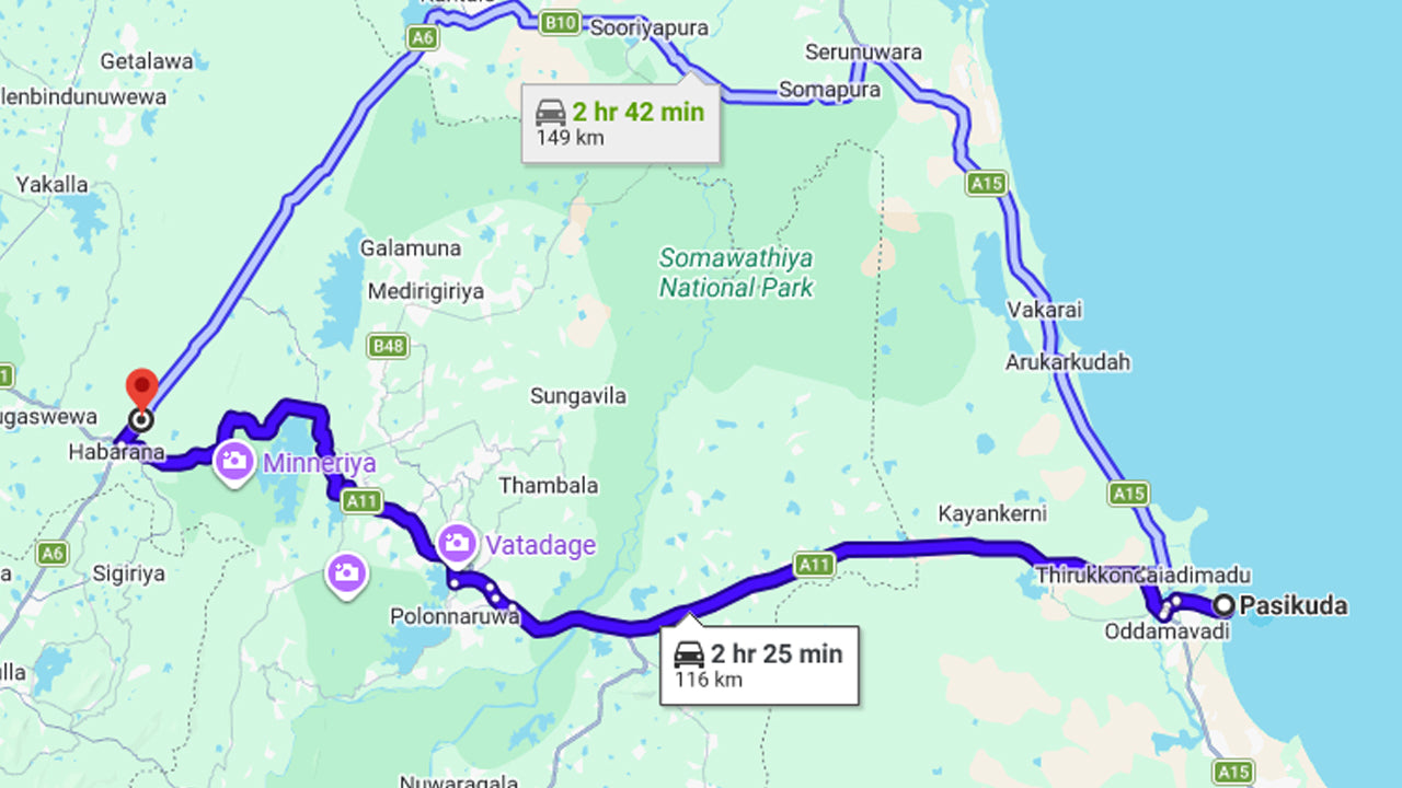 Jednodenní výlet do Hurulu Eco Park Safari z Pasikudy