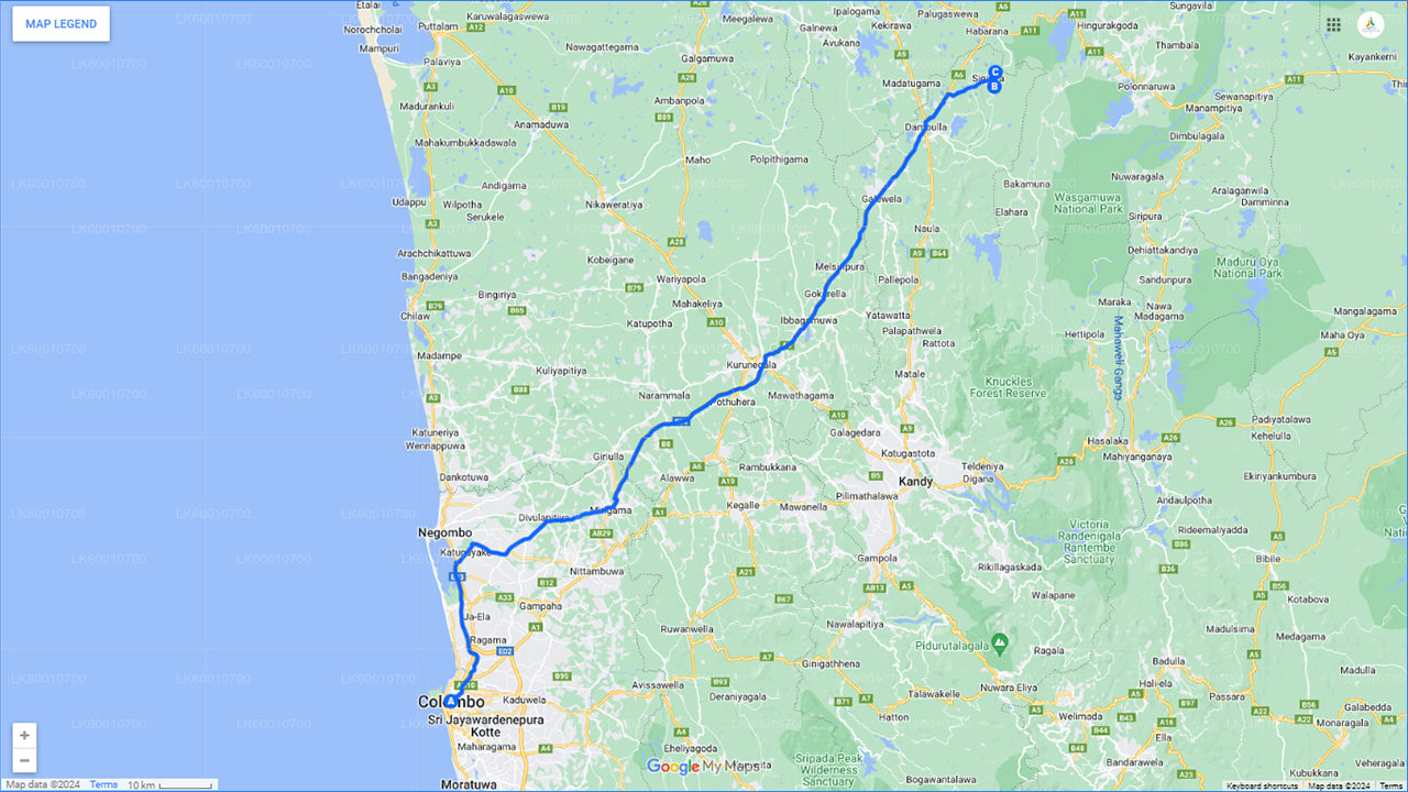 Prohlídka skály a vesnice Sigiriya z Colomba