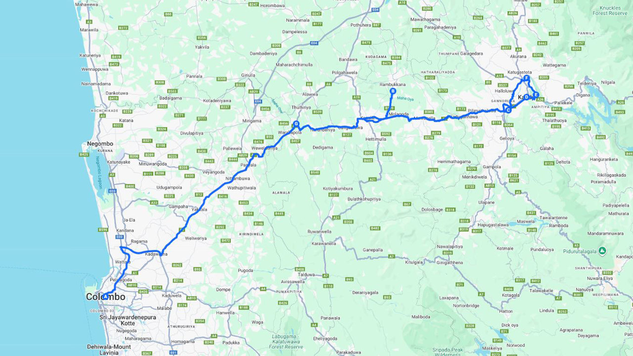 Prohlídka města Kandy z Colomba