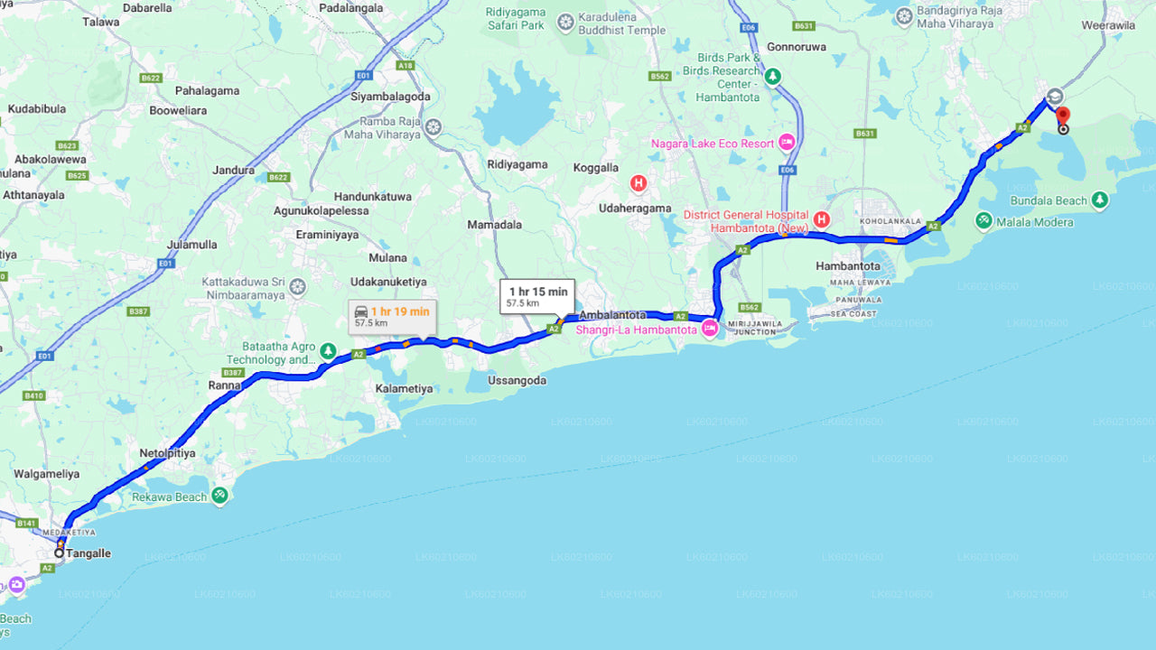 Safari národního parku Udawalawe z Ahangamy