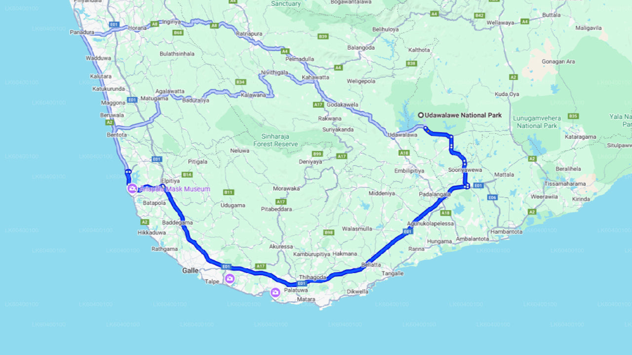 Safari v národním parku Udawalawe z Ahungally