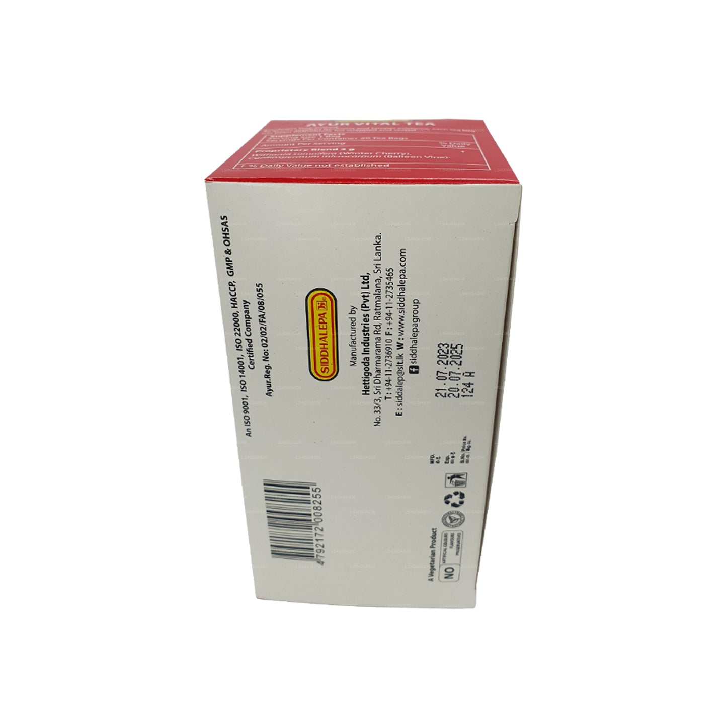 Siddhalepa Ayur Vital čaj (40g) 20 čajových sáčků