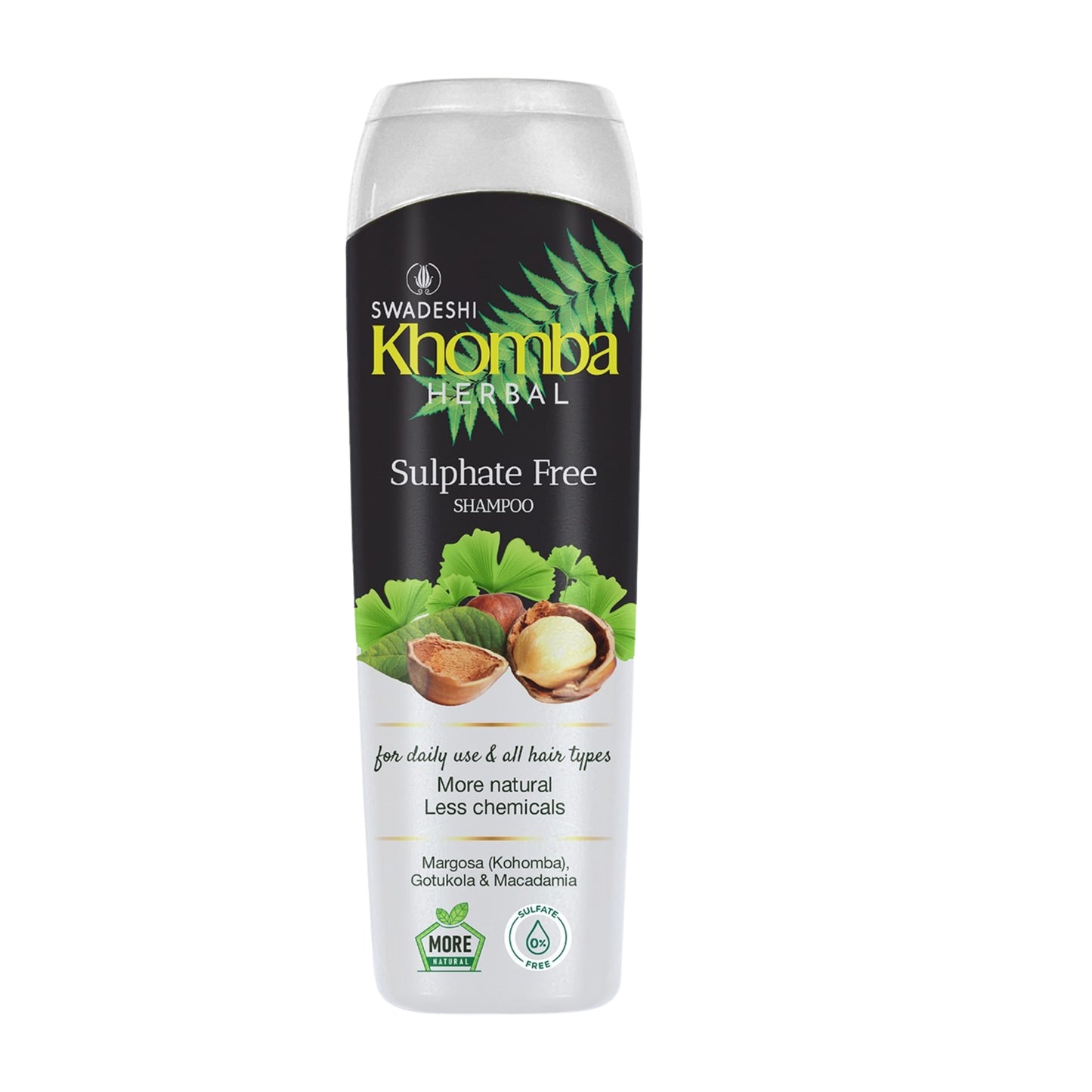 Swadeshi Khomba Lupy Kontrolní šampon (180 ml)