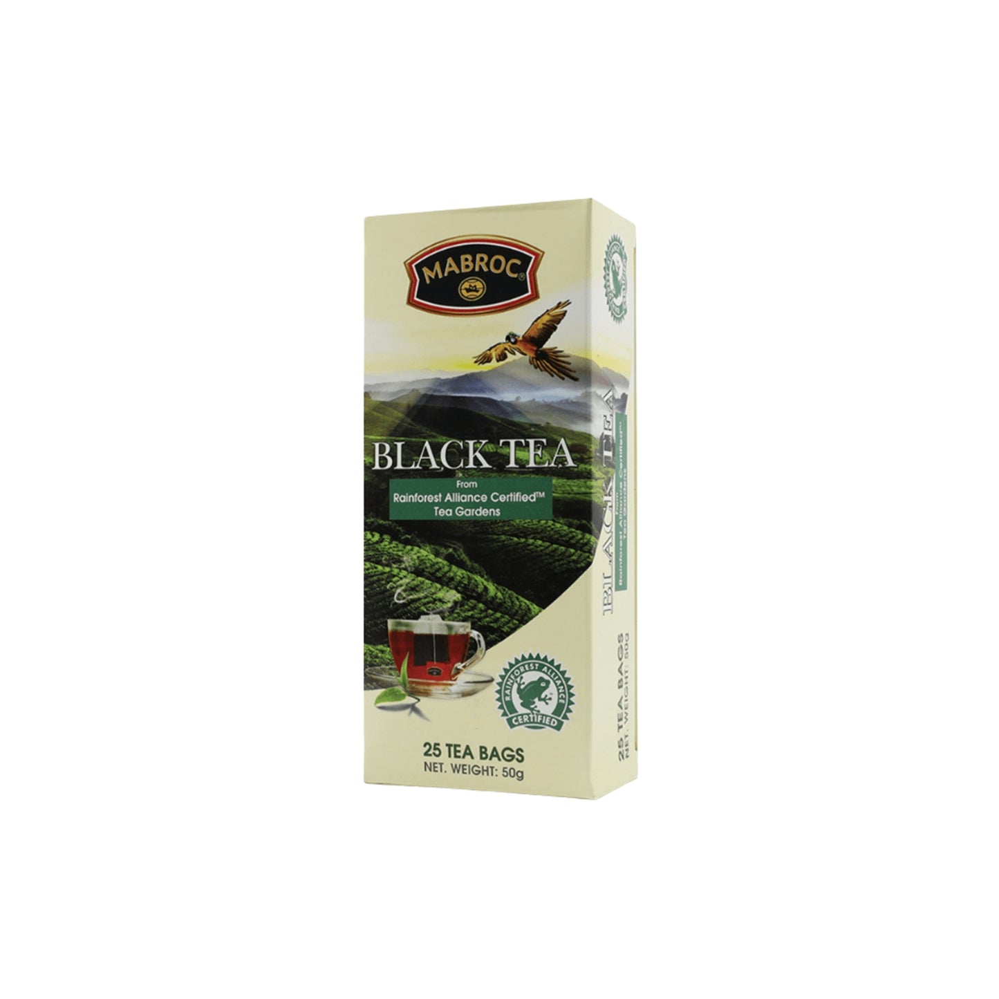 Černý čaj Mabroc Rainforest Alliance Certified (50g) 25 čajových sáčků