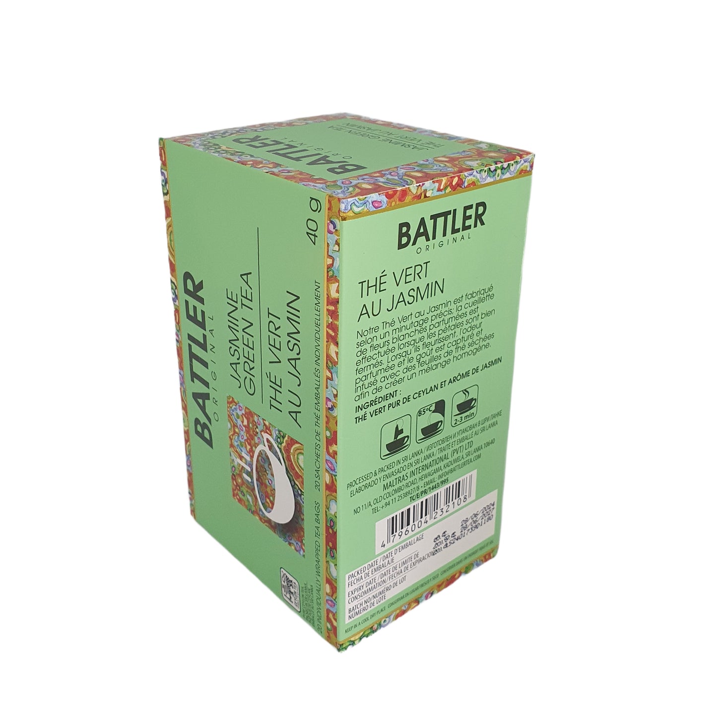 Battler Original Jasmine Green Tea (40g) 20 čajových sáčků