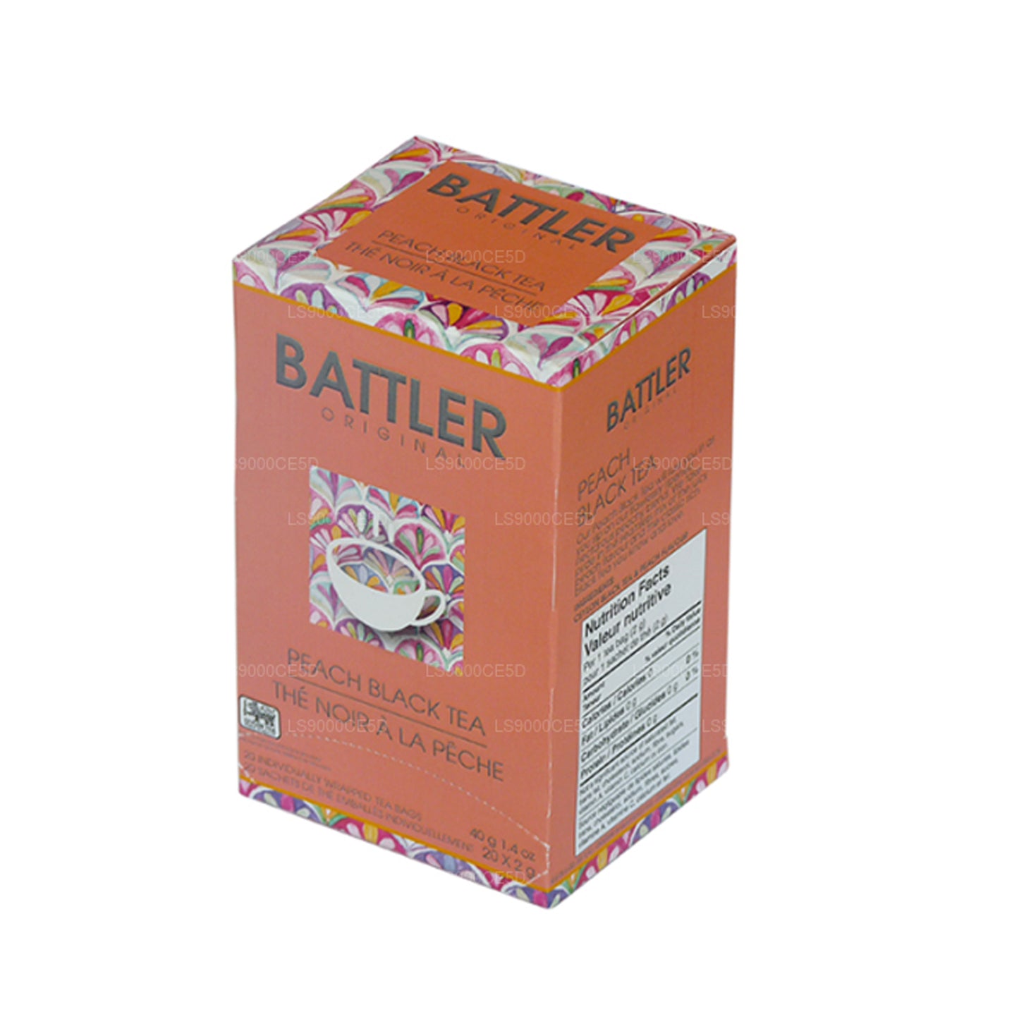 Battler Original Peach černý čaj (40g) 20 čajových sáčků