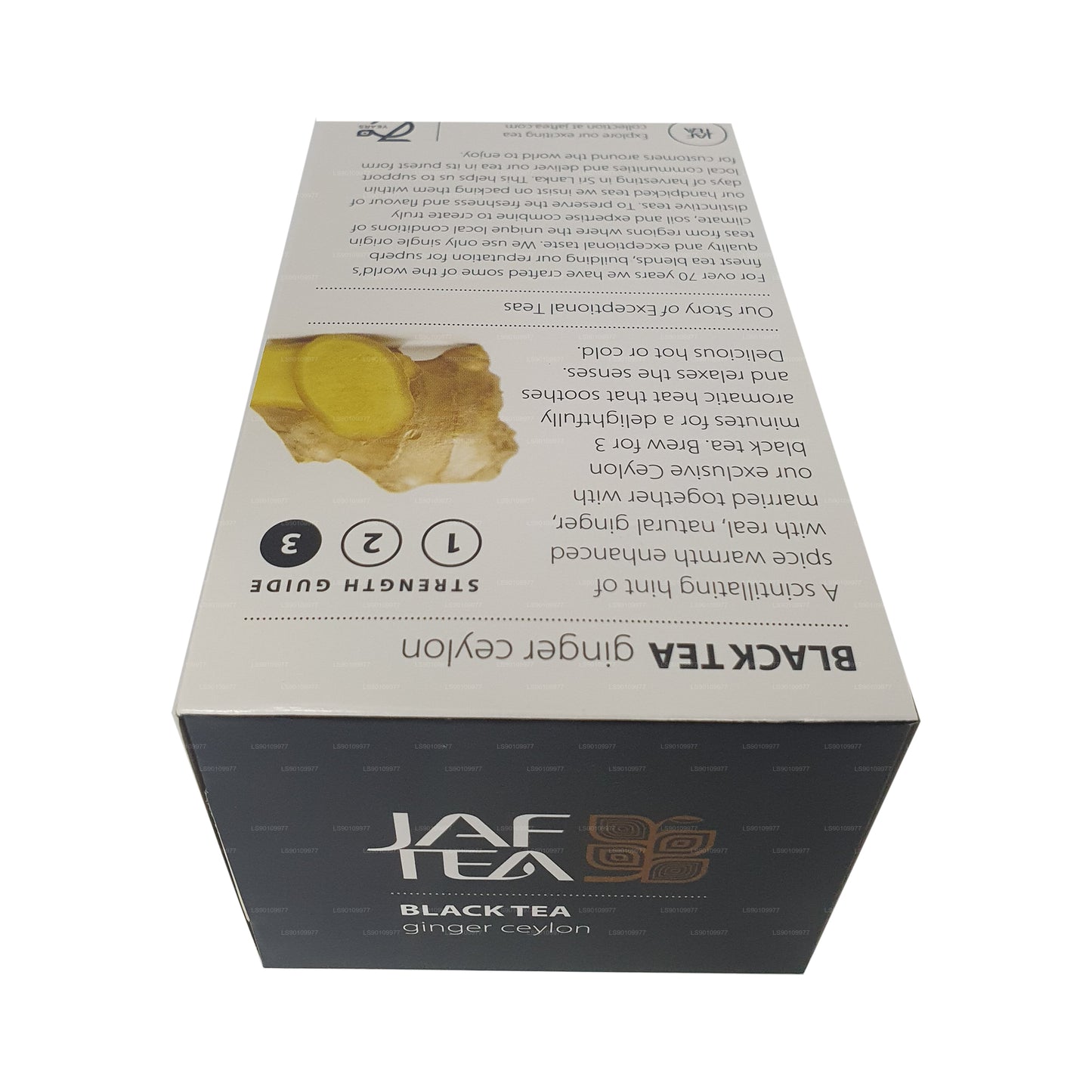 Jaf Tea Ginger Ceylon Black Tea (40g) 20 Envelope Tea Bags