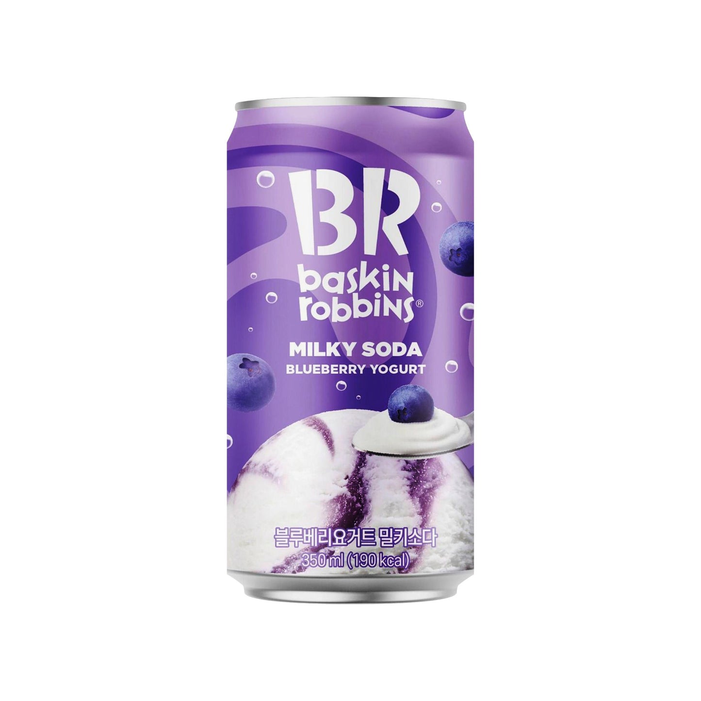 Baskin Robbins Borůvkový jogurt mléčná soda (350ml)