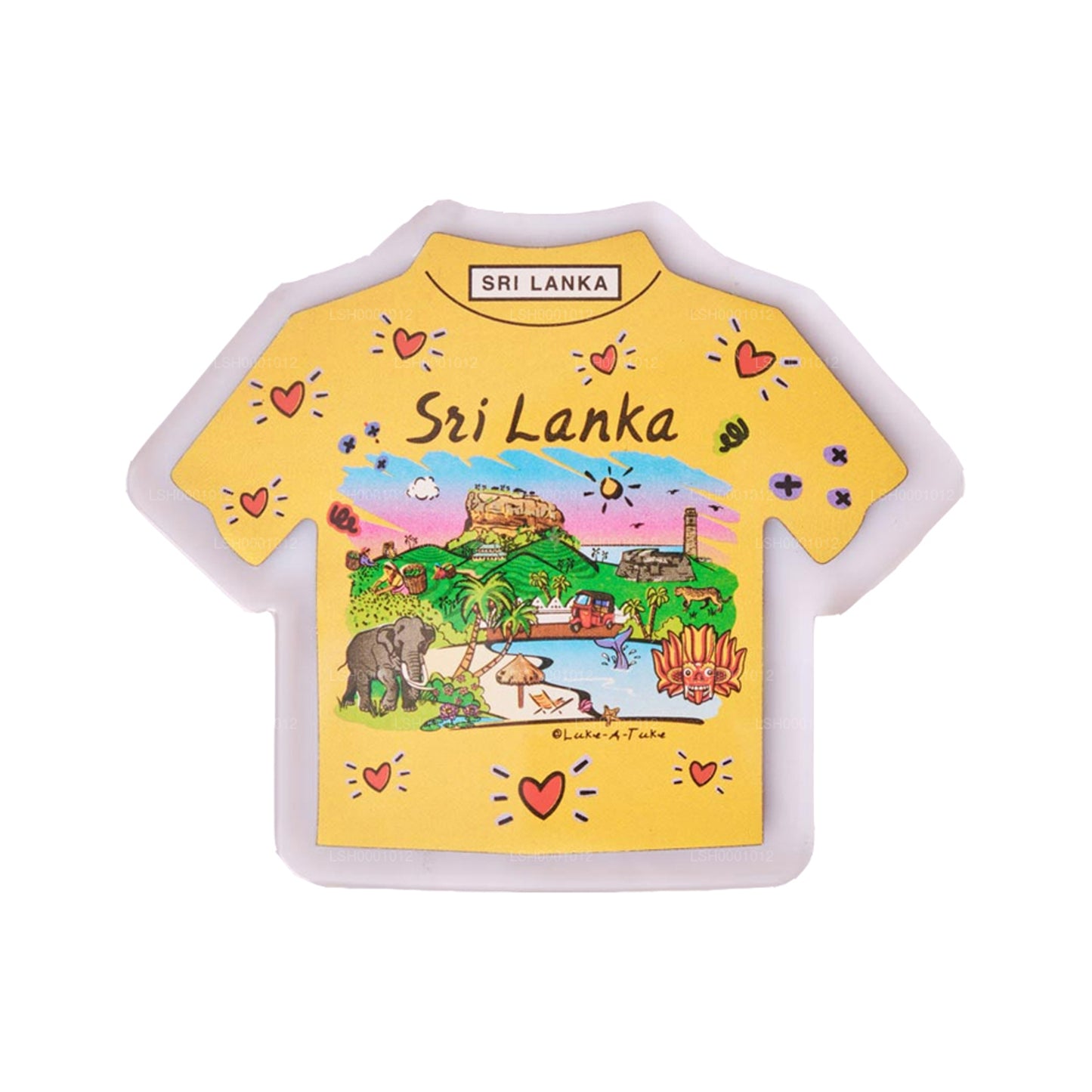 Luke A Tuke Sri Lankan Iconic Acrylic Fridge Magnet