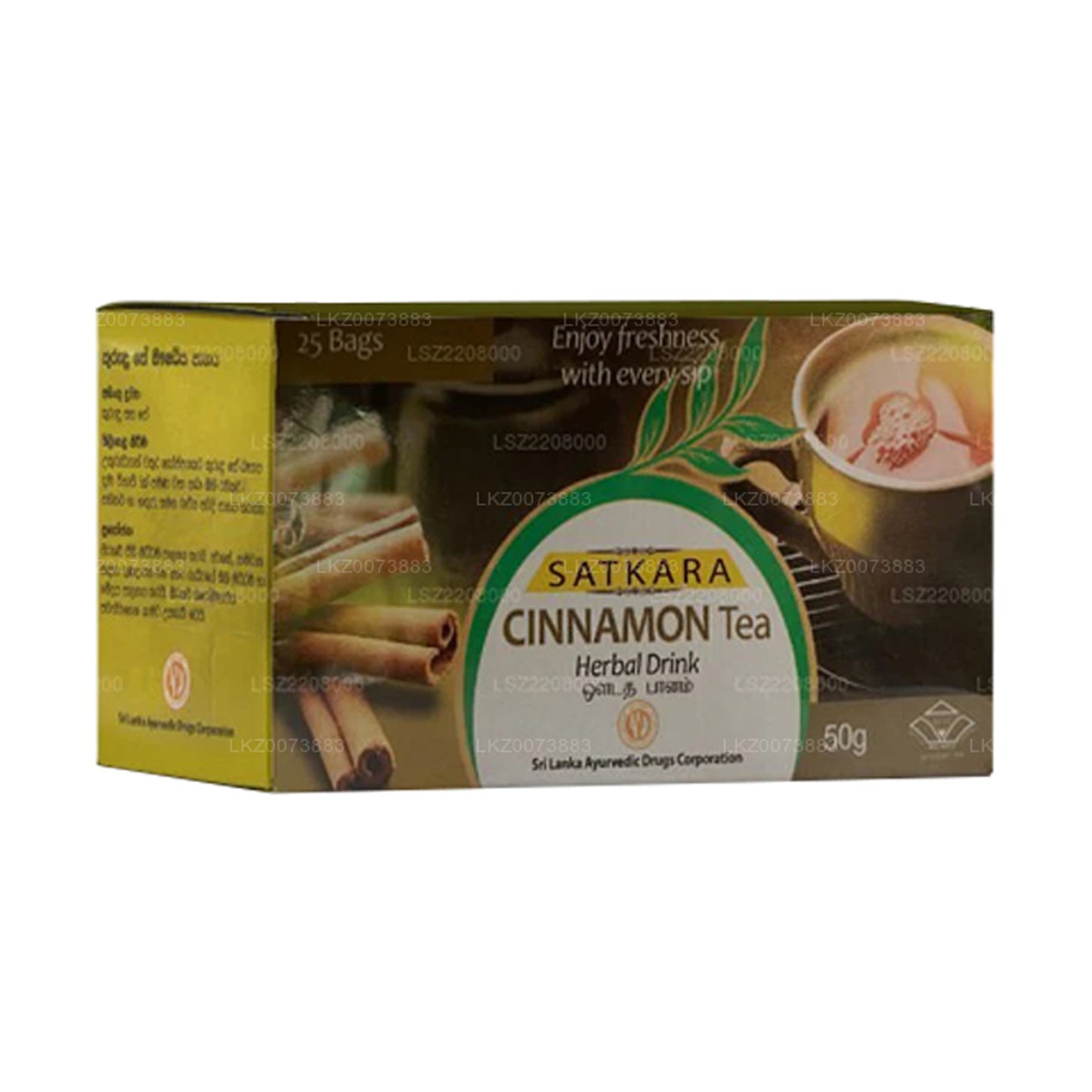 SLADC Cinnamon Tea (50g) 25 Tea Bags