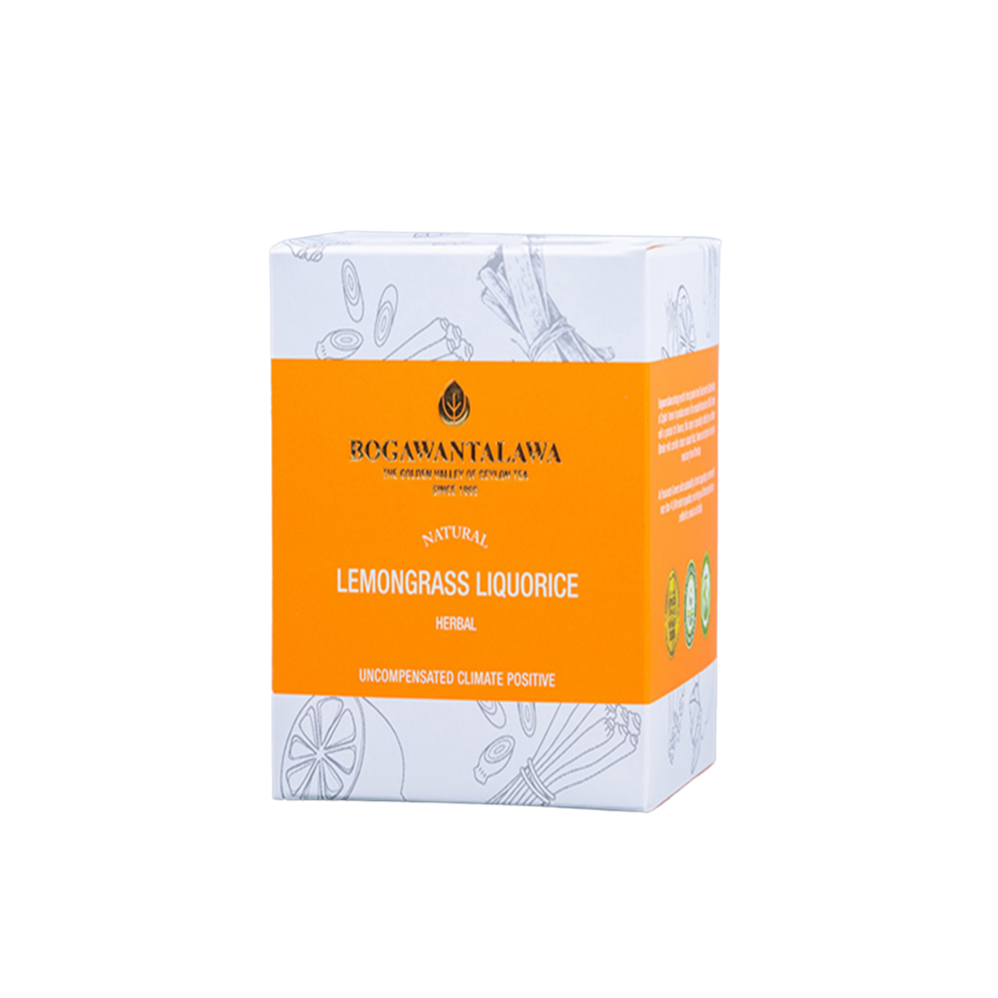 Bogawantalawa Lemongrass Liquorice čaj (40g) 20 čajových sáčků