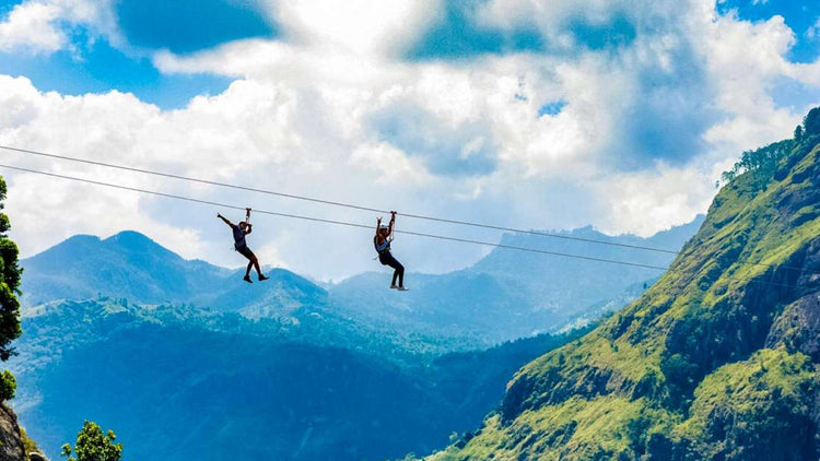 Zip-lining from Ella