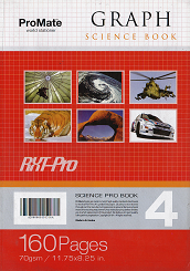 Promate Graph Science Book 160 P