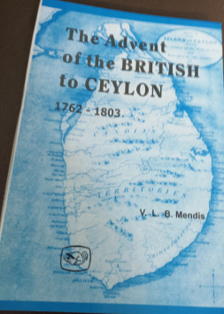 Advent of the British to Ceylon 1762 – 1803