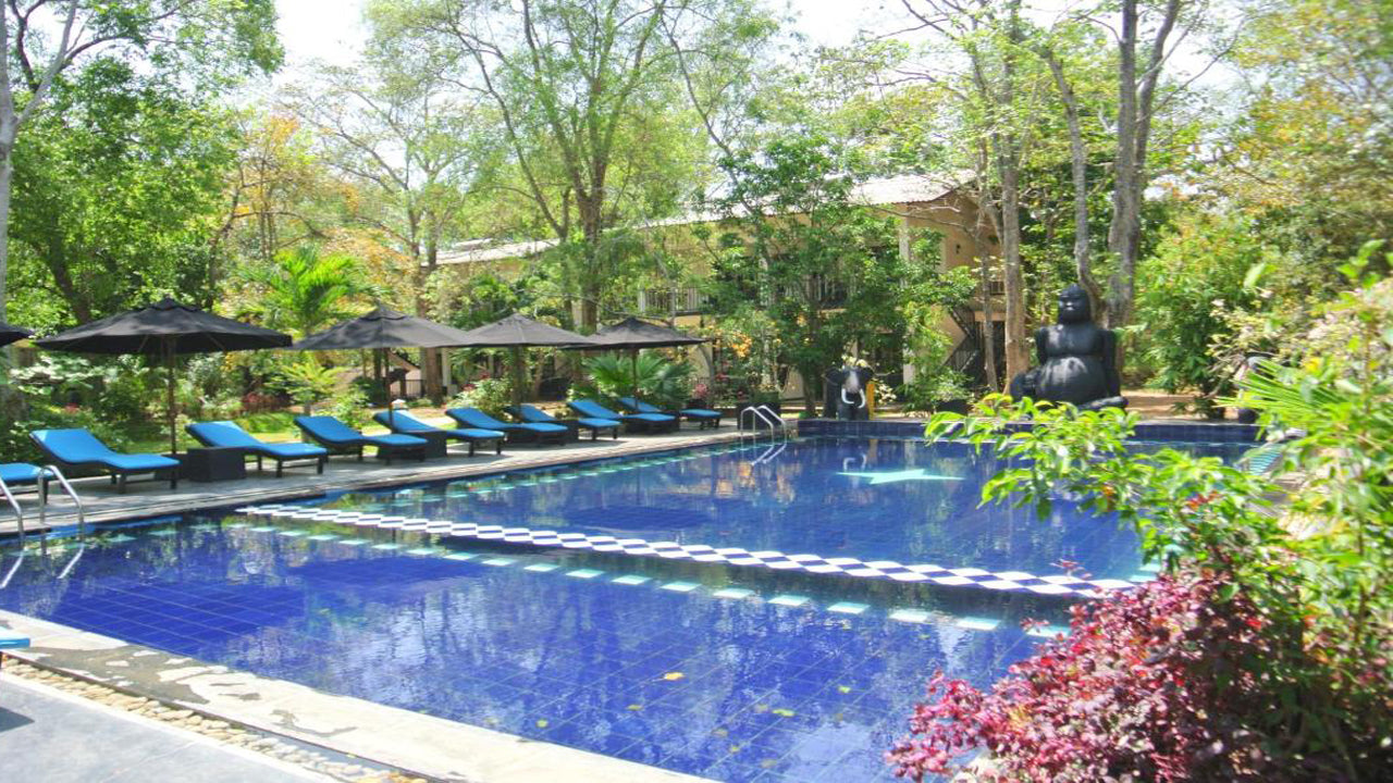 Ekologická vesnice květinová zahrada, Sigiriya