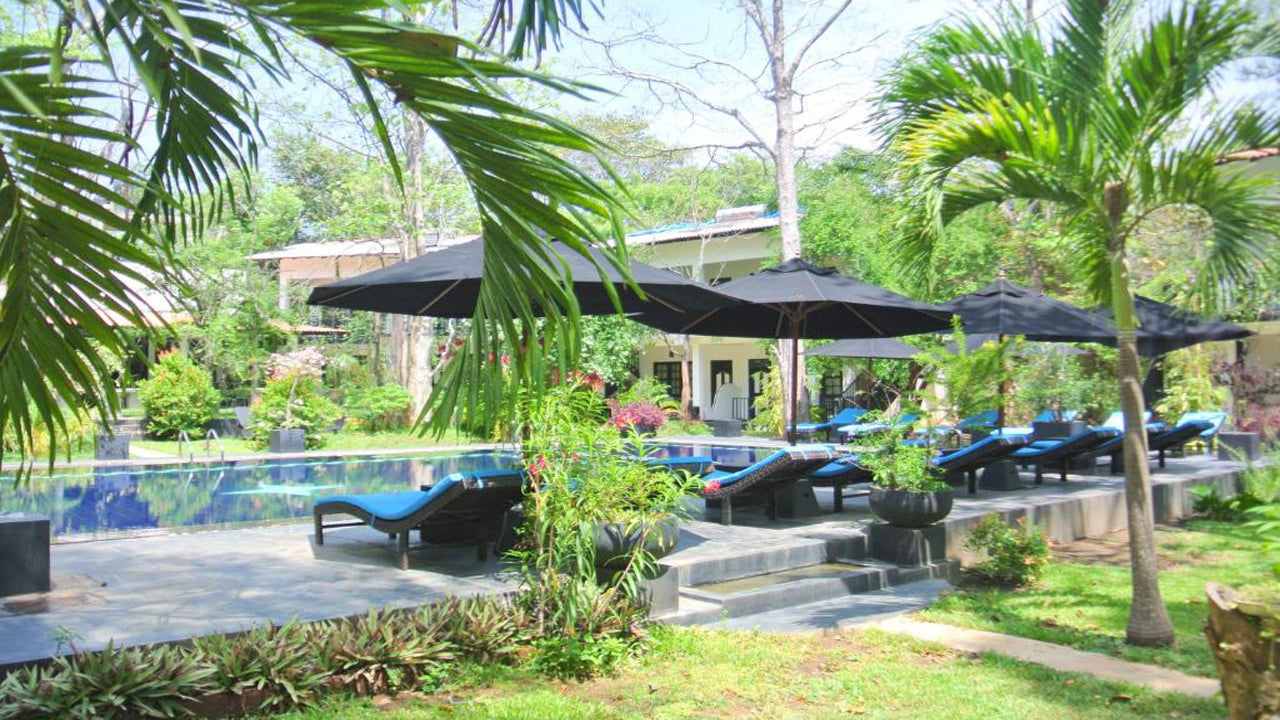 Ekologická vesnice květinová zahrada, Sigiriya