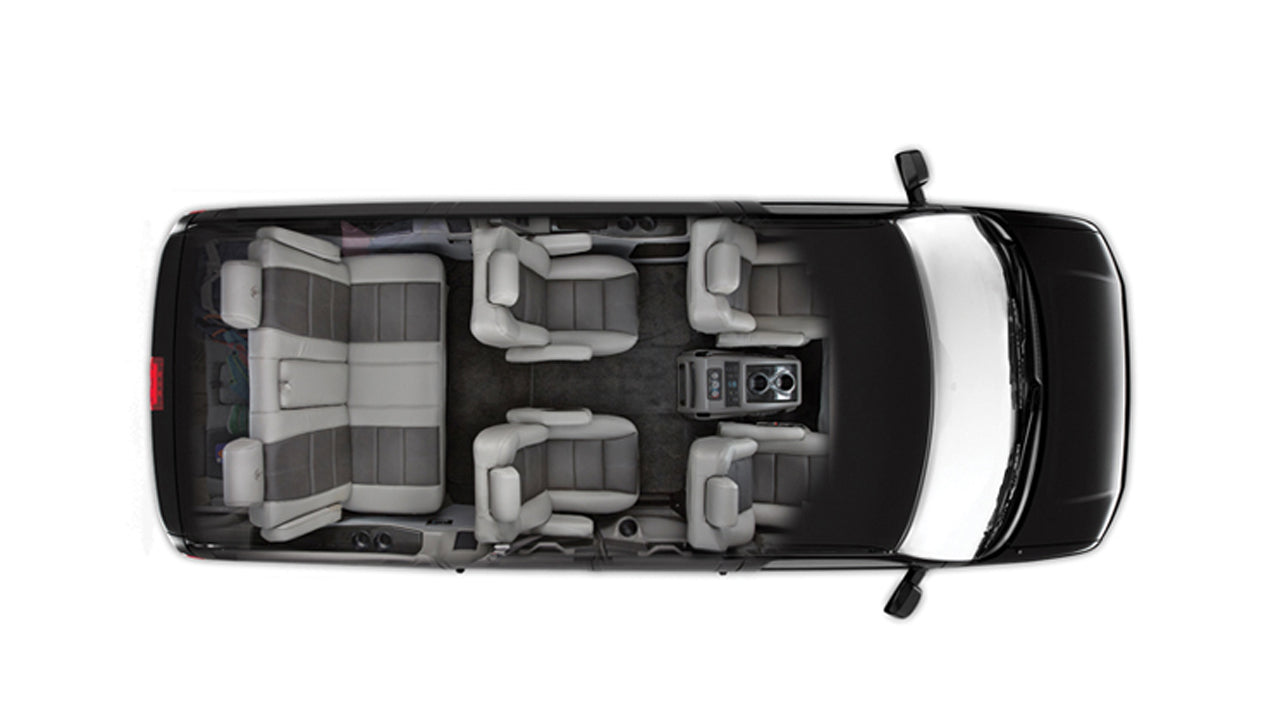 Pronájem standardní dodávky s řidičem