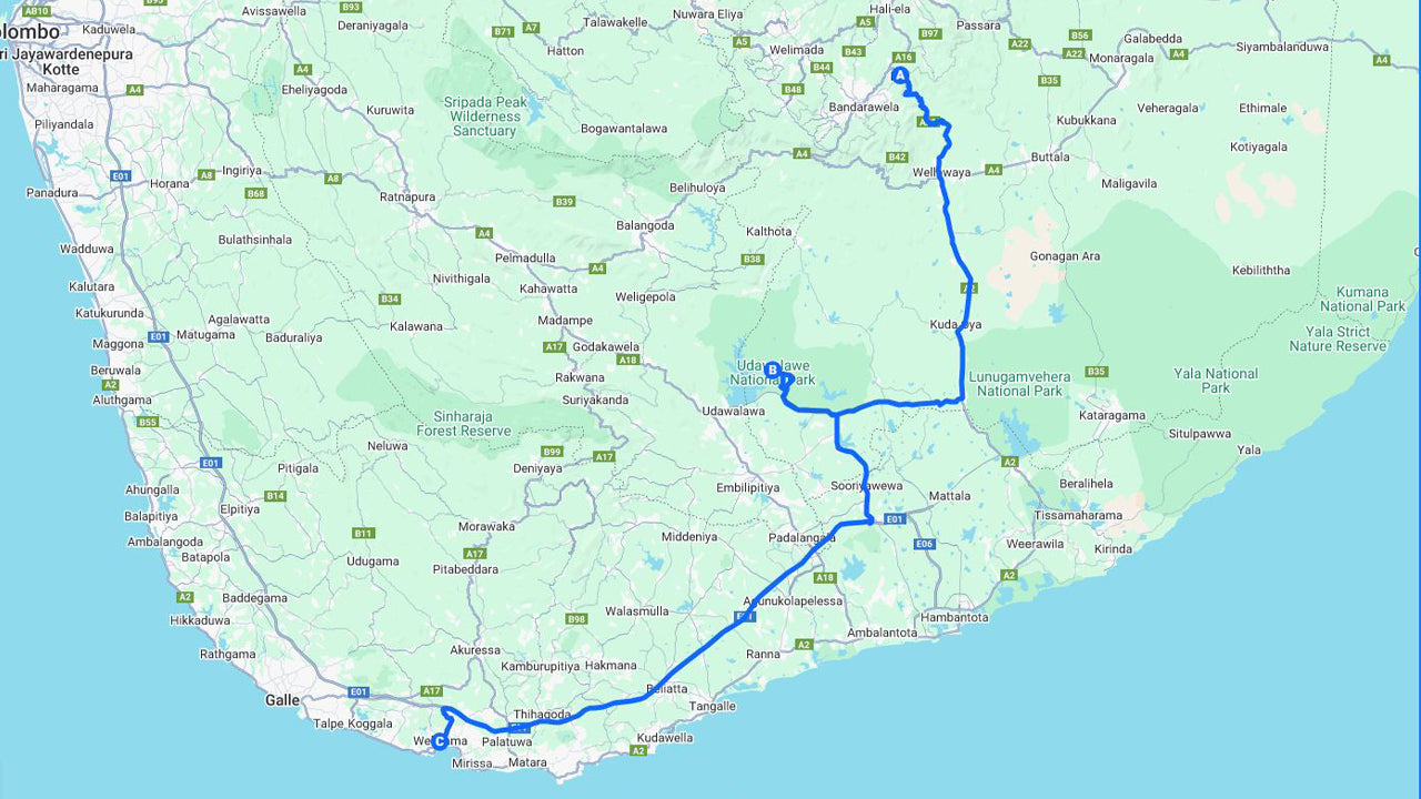 Soukromý výlet z Elly do Weligamy s Udawalawe Safari