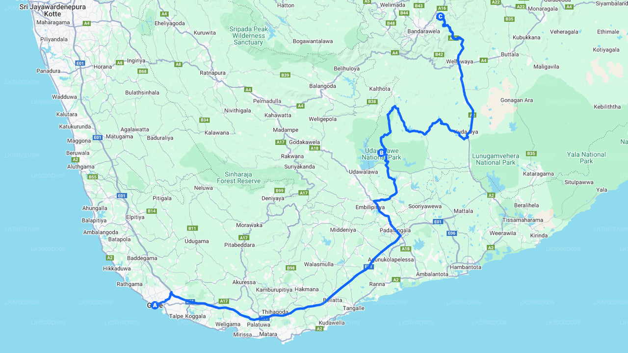 Soukromá prohlídka z Galle do Elly s Udawalawe Safari