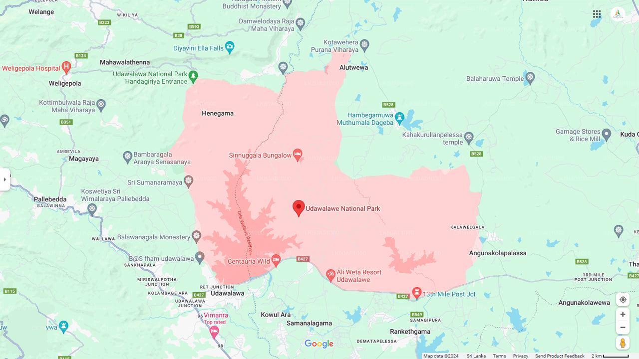 Soukromé safari národního parku Udawalawe