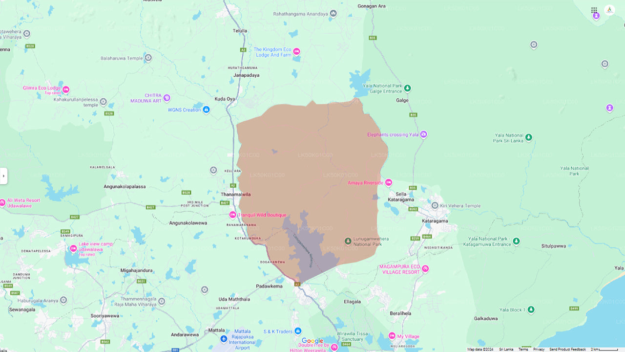 Soukromé safari v národním parku Lunugamvehera