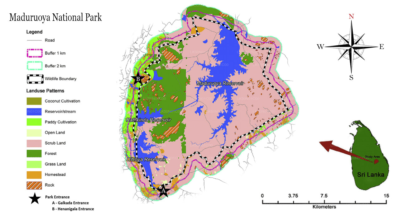 Soukromé safari v národním parku Maduru Oya