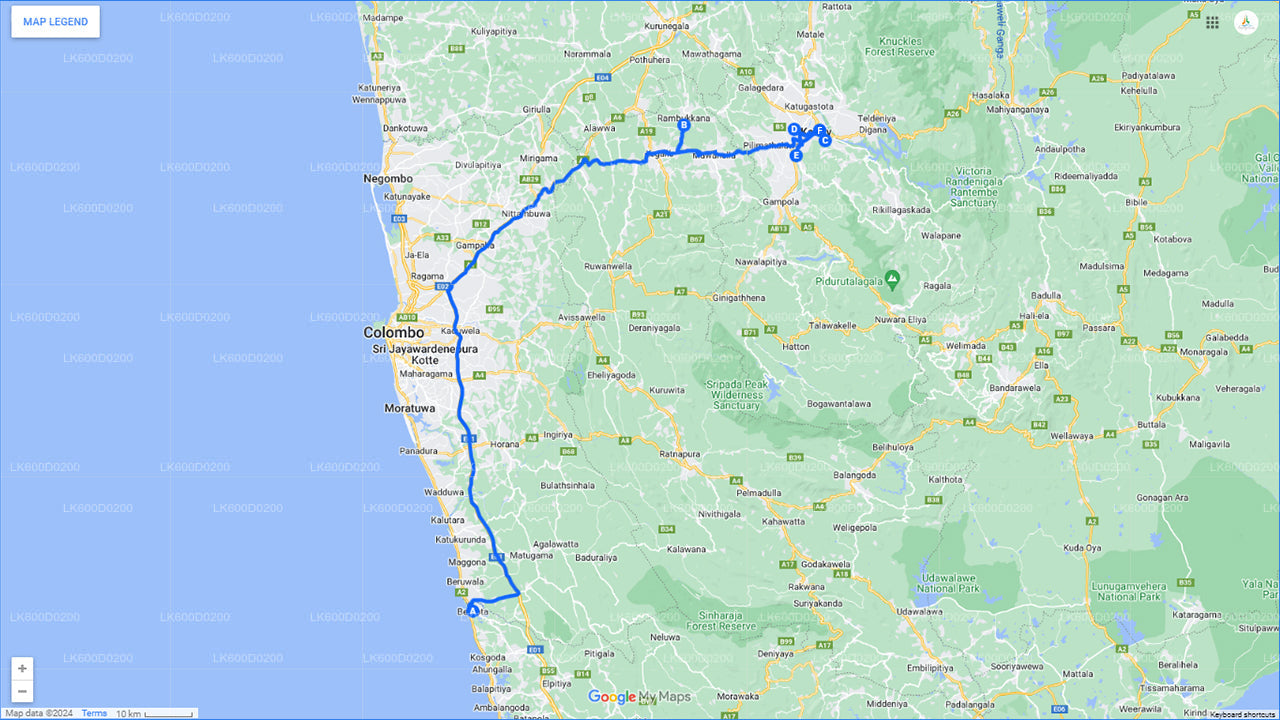 Prohlídka města Kandy z Bentoty