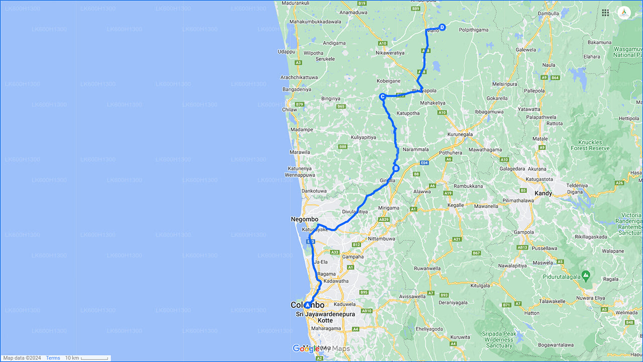 3 starověká království z Kolomba