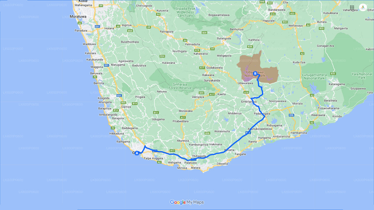 Safari v národním parku Udawalawe z Galle