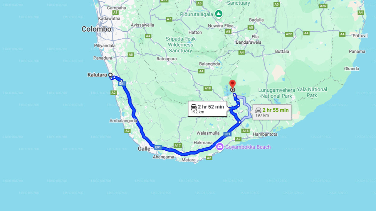 Safari národního parku Udawalawe z Kalutara