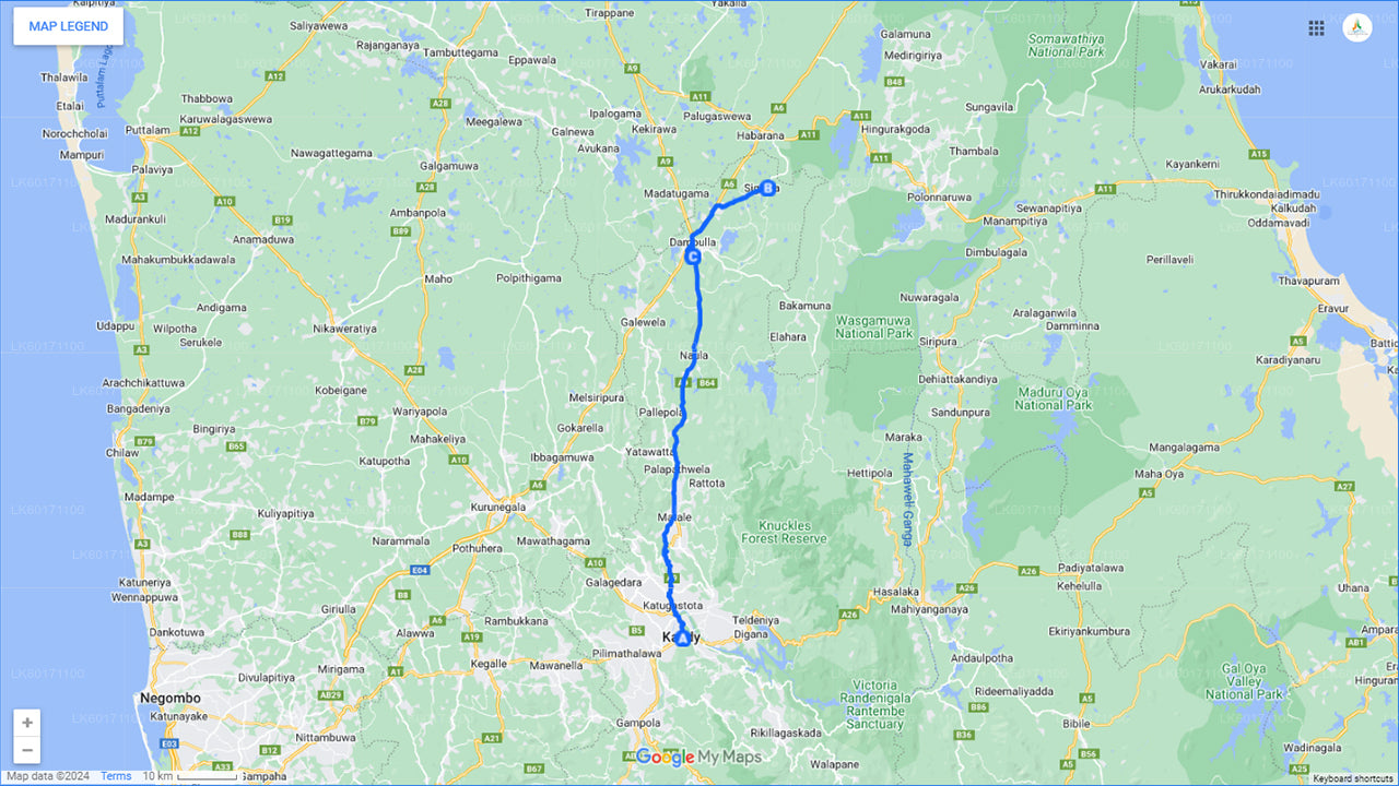 Sigiriya a Dambulla z Kandy