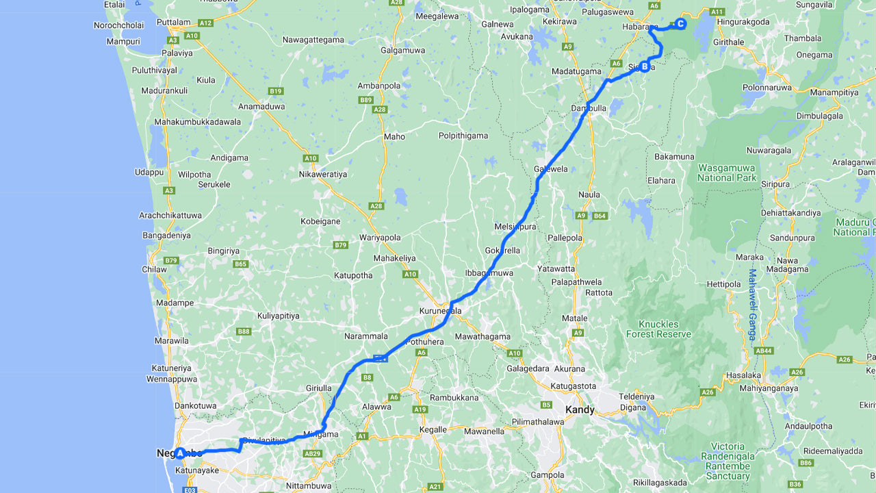 Sigiriya Rock a Wild Elephant Safari z Negomba