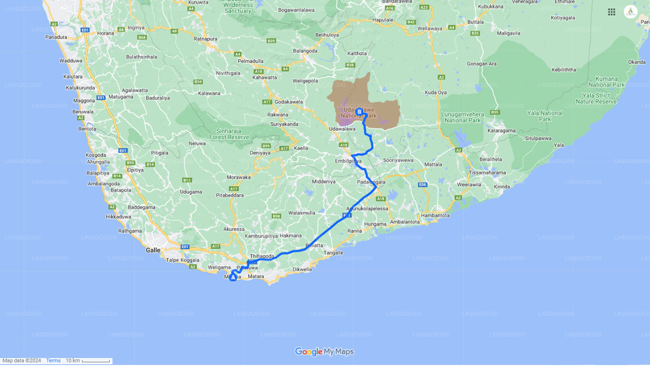 Safari národního parku Udawalawe z Mirissy