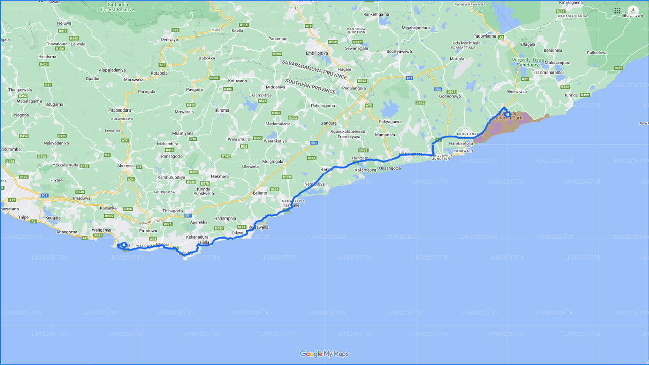 Safari národního parku Bundala z Mirissy