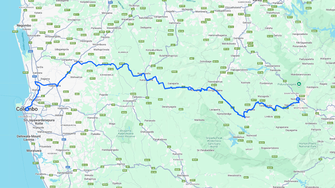 Soukromý transfer z Colomba do Nuwara Eliya s canyoningovým dobrodružstvím