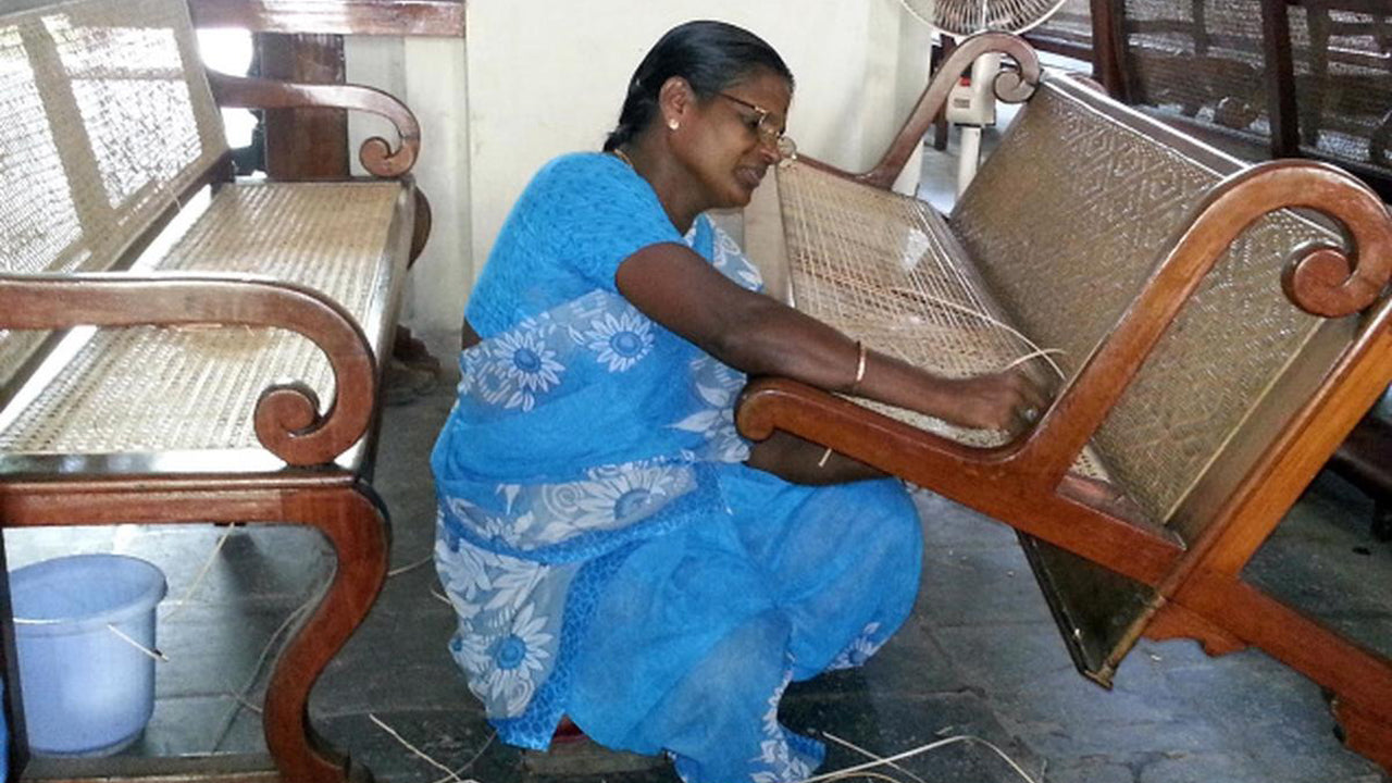 Cane Weaving Experience From Ahangama