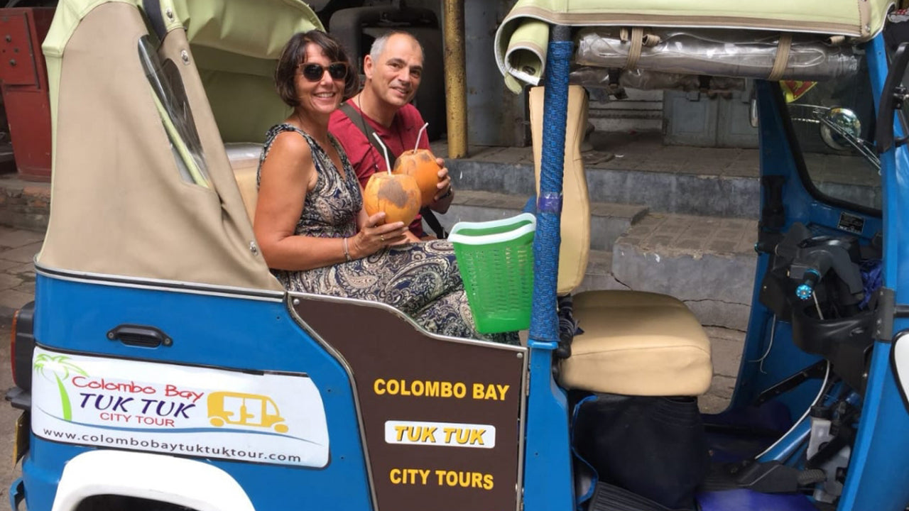 Tuk-tuk safari v Colombu