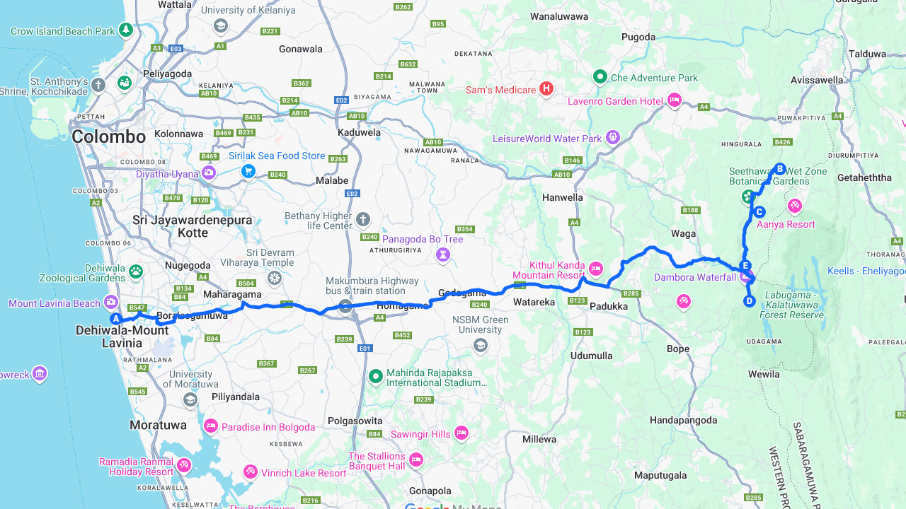 Countryside Waterfall Trek from Mount Lavinia