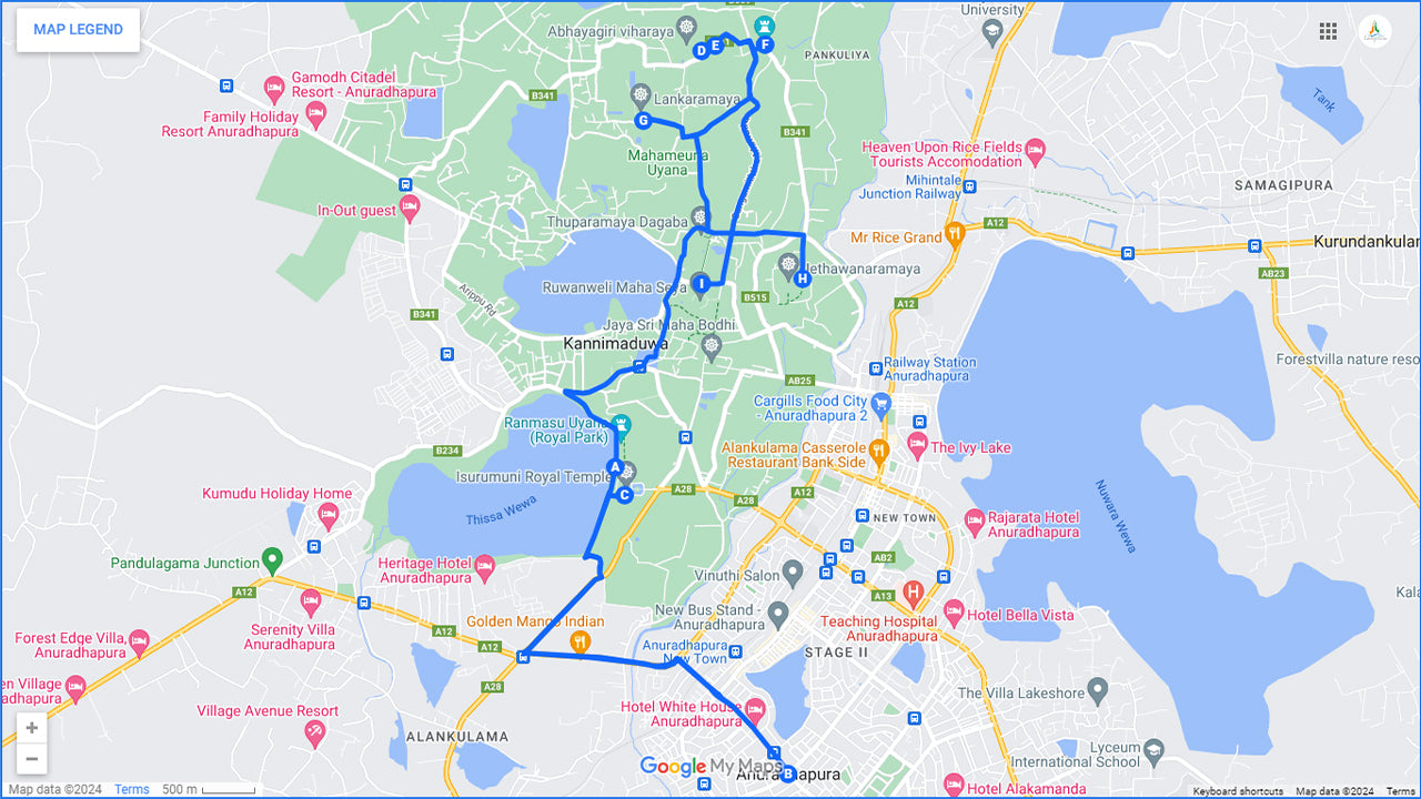 Cyklistika z Anuradhapury