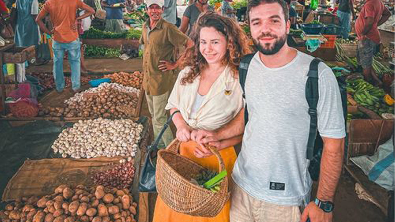 Prohlídka trhu a kurz vaření z Colomba