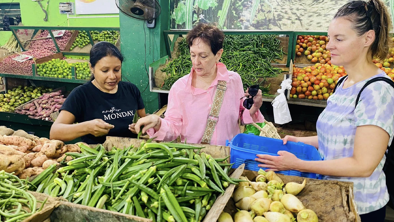 Prohlídka trhu a kurz vaření z Colomba