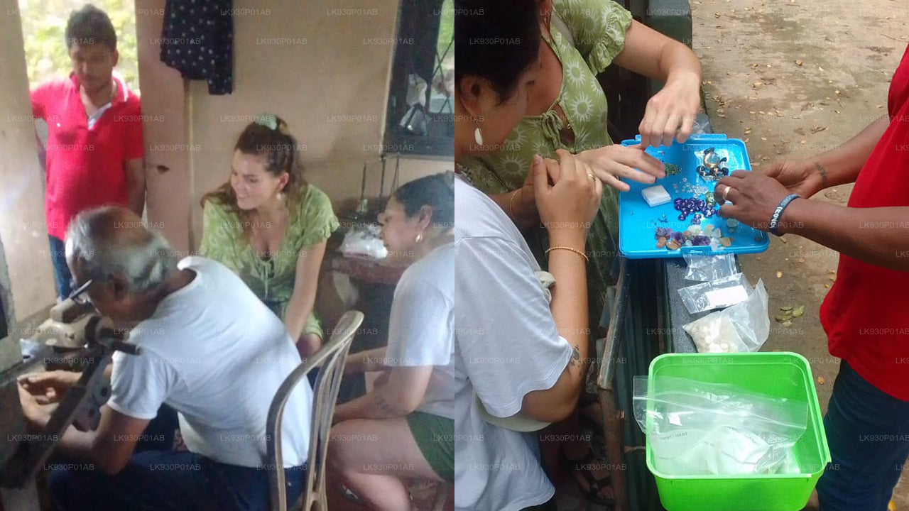 Workshop drahokamů a šperků z Mirissy