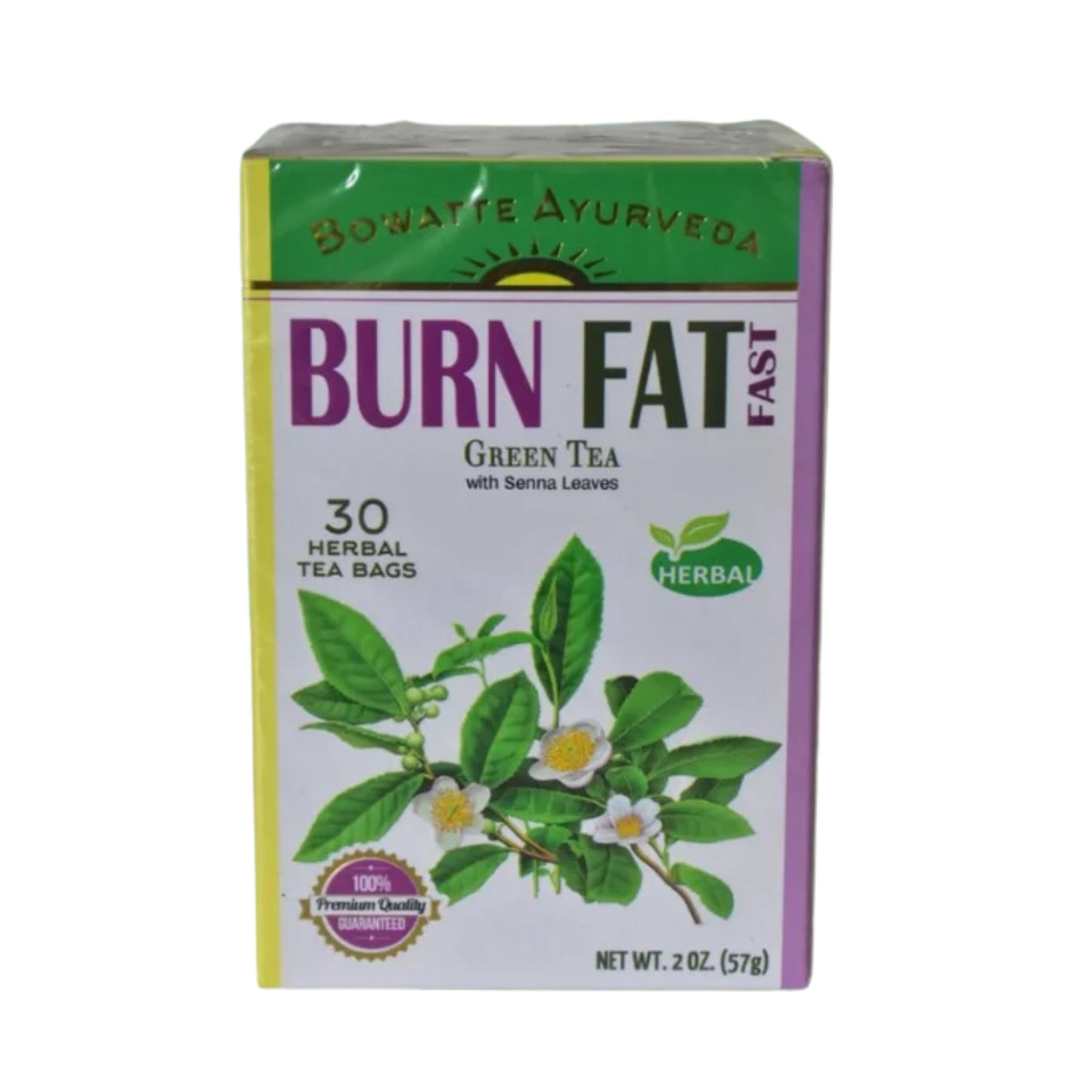 Bowatte Burn Fat Fat Fast Green Tea (57g)