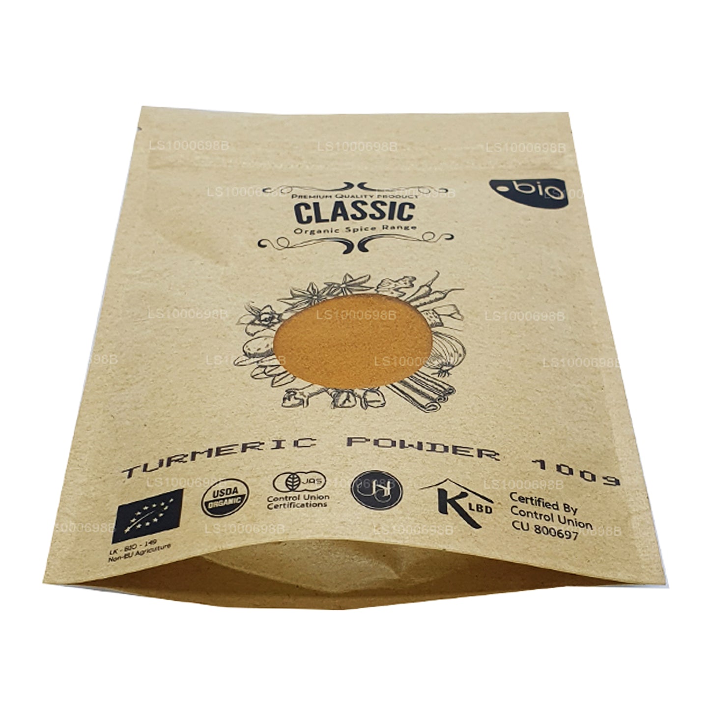 Lakpura Organický kurkumový prášek