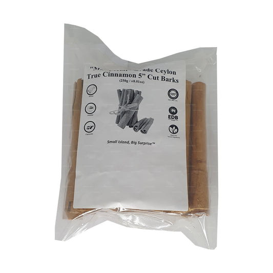 Lakpura "M5 Special" Grade Ceylon True Cinnamon Barks 5" Cut Pack