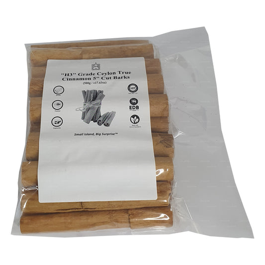 Lakpura® "H3" Grade Ceylon True Cinnamon Barks 5" Cut Pack