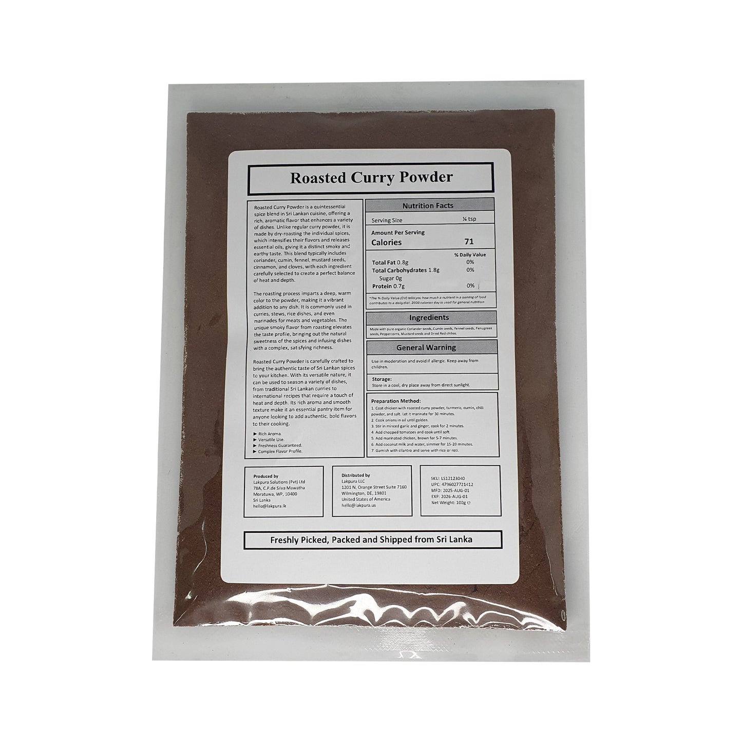 Lakpura® kari prášek (Thuna Paha)