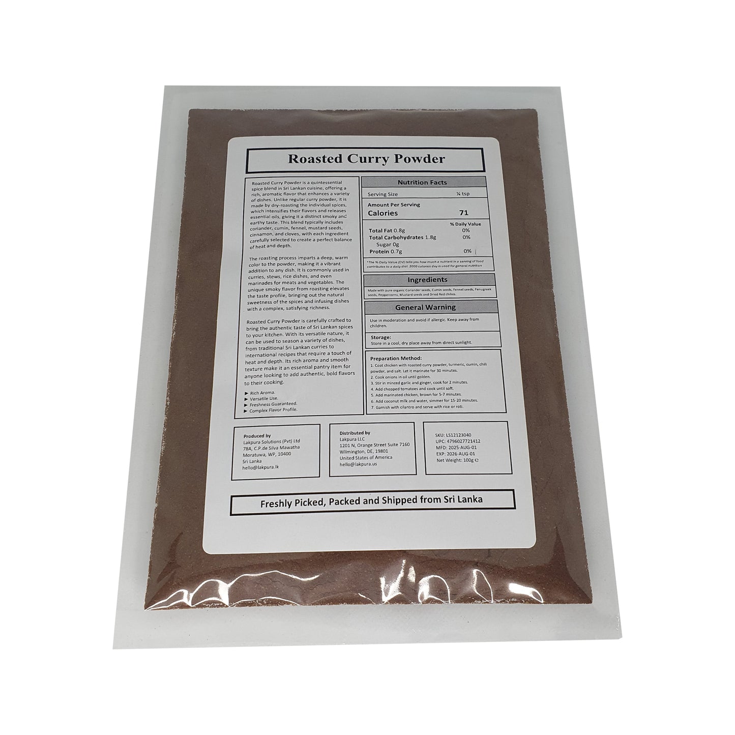 Lakpura® kari prášek (Thuna Paha)